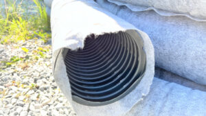 Дренажная труба 110 в фильтре геотекстиль цена Канализация и канализационное оборудование Магазин инженерной сантехники Олимп