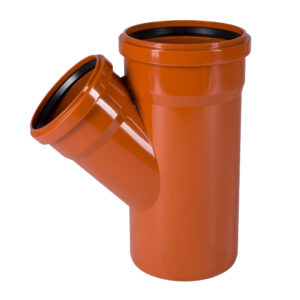 Тройник ПВХ для наруж. канализации KGEA 250/110x45°, OSTENDORF