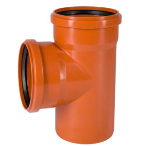 Тройник ПВХ для наруж. канализации KGEA 200/200x87°, OSTENDORF