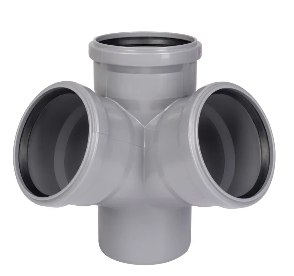 Крестовина ПП для внутренней канализации угловая OSTENDORF 110/110/110х67° Канализация внутренняя Магазин инженерной сантехники Олимп