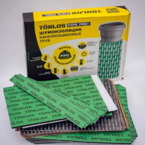Комплект шумоизоляции для канализационных труб TONLOS PIPE PRO Канализация и Канализационное оборудование Магазин инженерной сантехники Олимп