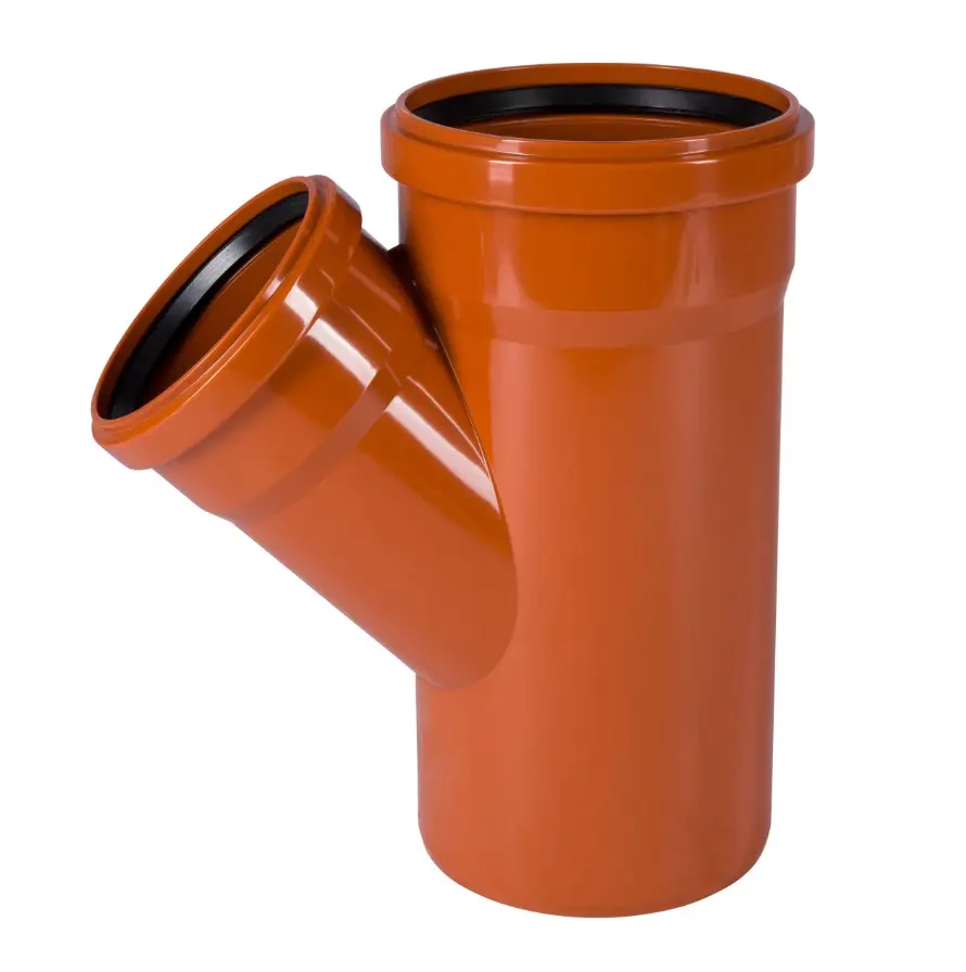 Тройник ПВХ для наруж. канализации KGEA 200/160x45°, OSTENDORF Канализация и Канализационное оборудование Магазин инженерной сантехники Олимп