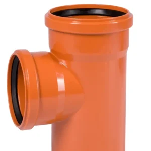 Тройник ПВХ для наруж. канализации KGEA 200/110x87°, OSTENDORF Канализация и Канализационное оборудование Магазин инженерной сантехники Олимп
