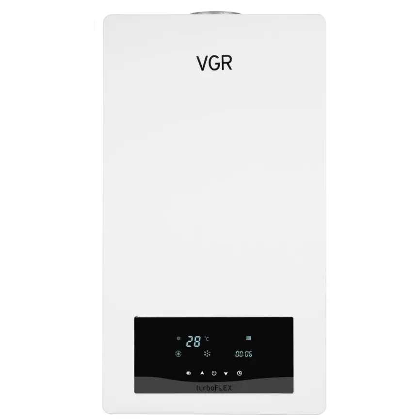Настенный газовый котел turboFLEX VUW 22 21,6 кВт, двухконтурный, закр. камера VGR в магазине инженерной сантехники в гродно Настенный газовый котел turboFLEX VUW 22 21,6 кВт, двухконтурный, закр. камера VGR
