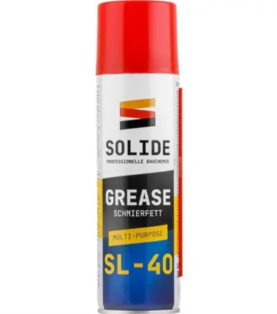 Смазка универсальная SL-40 SOLIDE аэрозоль 300 мл, арт.SL-52499-1 в магазине инженерной сантехники в гродно Смазка универсальная SL-40 SOLIDE аэрозоль 300 мл, арт.SL-52499-1