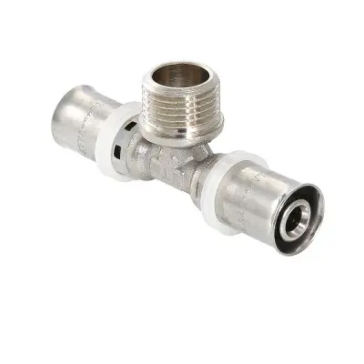 Тройник с переходом на наружную резьбу Valtec 26х3/4" (VTm.233.N.260526) в магазине инженерной сантехники в гродно Тройник с переходом на наружную резьбу Valtec 26х3/4" (VTm.233.N.260526)